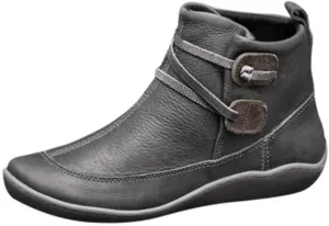 AMDBEL Ankle Boots for Women Wide Width, Arch Support Ankle Boots for Women Womens Low Heel Fashion Lace Up Zipper Booties Slip On Fall Winter Short Booties Chelsea Boots Women Platform Boots