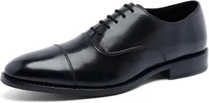 Anthony Veer Clinton Cap-Toe Oxford Dress Shoes for Men | Full-Grain Leather Upper | Goodyear Welt Construction | Ortholite Cushion Comfort | Recraftable Leather Outsole