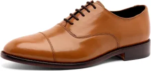 Anthony Veer Clinton Cap-Toe Oxford Dress Shoes for Men | Full-Grain Leather Upper | Goodyear Welt Construction | Ortholite Cushion Comfort | Recraftable Leather Outsole