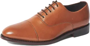 Anthony Veer Clinton Cap-Toe Oxford Dress Shoes for Men | Full-Grain Leather Upper | Goodyear Welt Construction | Ortholite Cushion Comfort | Recraftable Leather Outsole