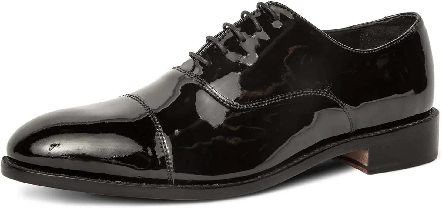 Anthony Veer Clinton Cap-Toe Oxford Dress Shoes for Men | Full-Grain Leather Upper | Goodyear Welt Construction | Ortholite Cushion Comfort | Recraftable Leather Outsole