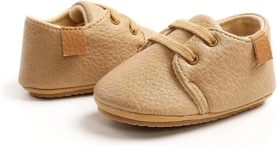 Baby Boys Girls Booties Fleece Anti-Slip Soft Sole Boots Toddler First Walker Warm Shoes