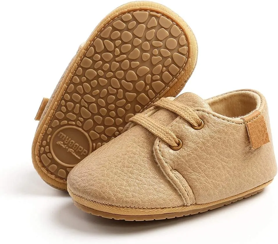 Baby Boys Girls Booties Fleece Anti-Slip Soft Sole Boots Toddler First Walker Warm Shoes