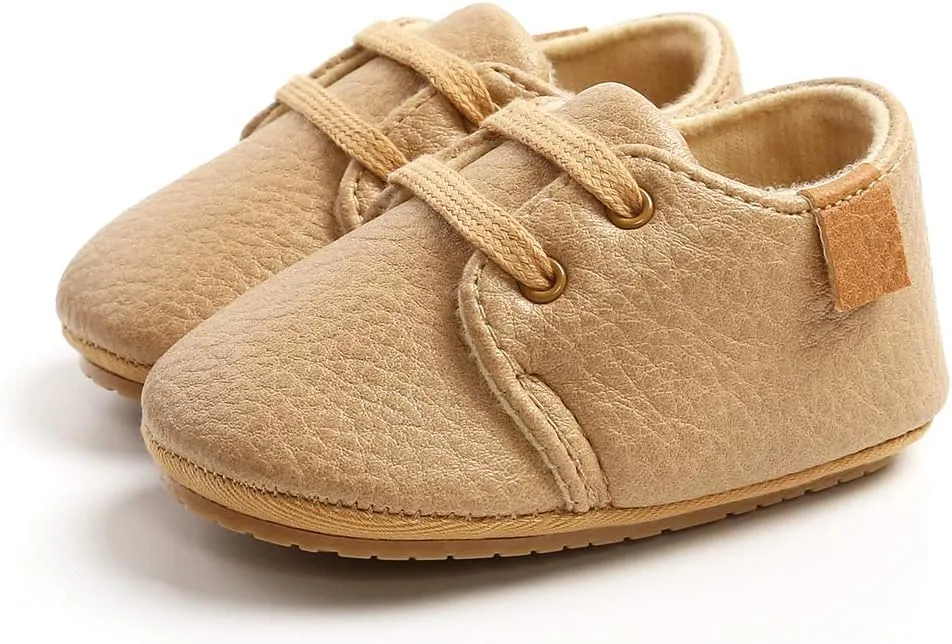 Baby Boys Girls Booties Fleece Anti-Slip Soft Sole Boots Toddler First Walker Warm Shoes
