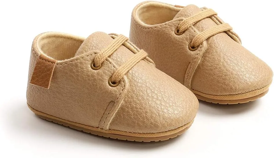 Baby Boys Girls Booties Fleece Anti-Slip Soft Sole Boots Toddler First Walker Warm Shoes