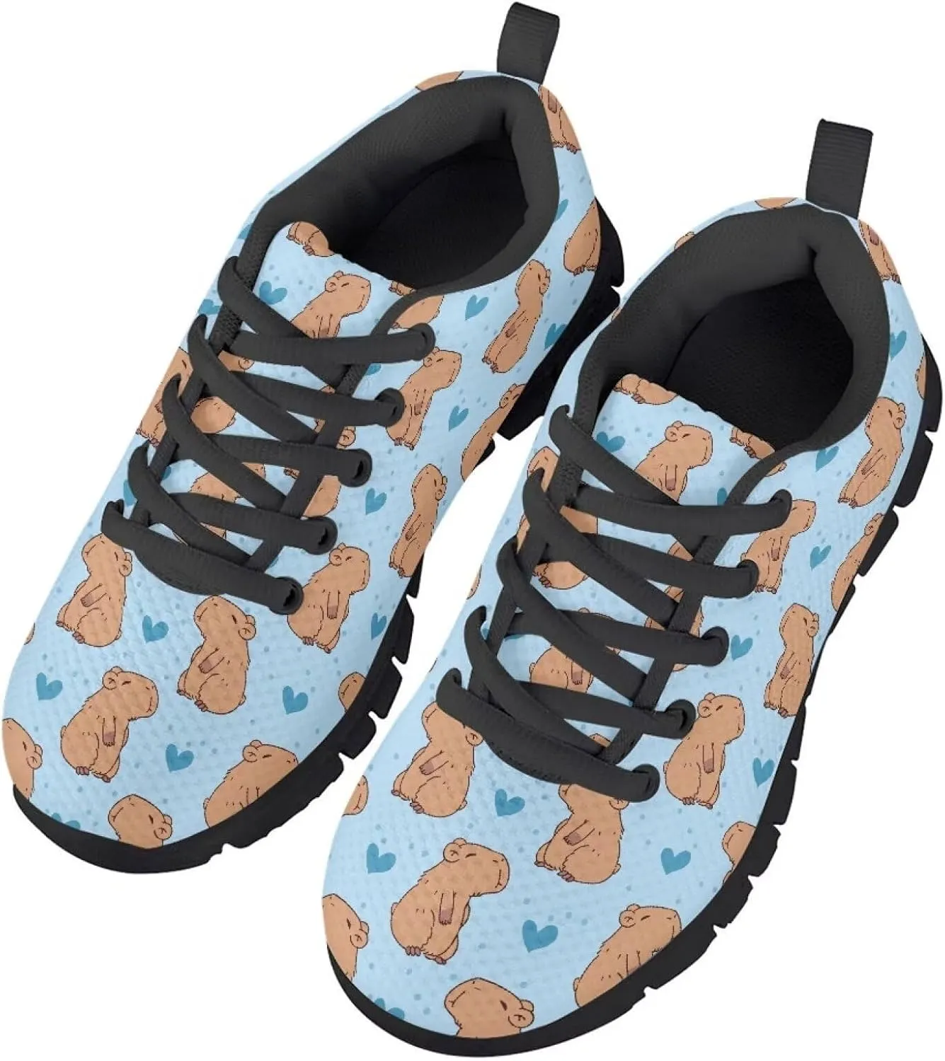 Biyejit Boys Girls Sneakers Anti-Skid Lightweight Kids Athletic Sport Walking Running Shoes
