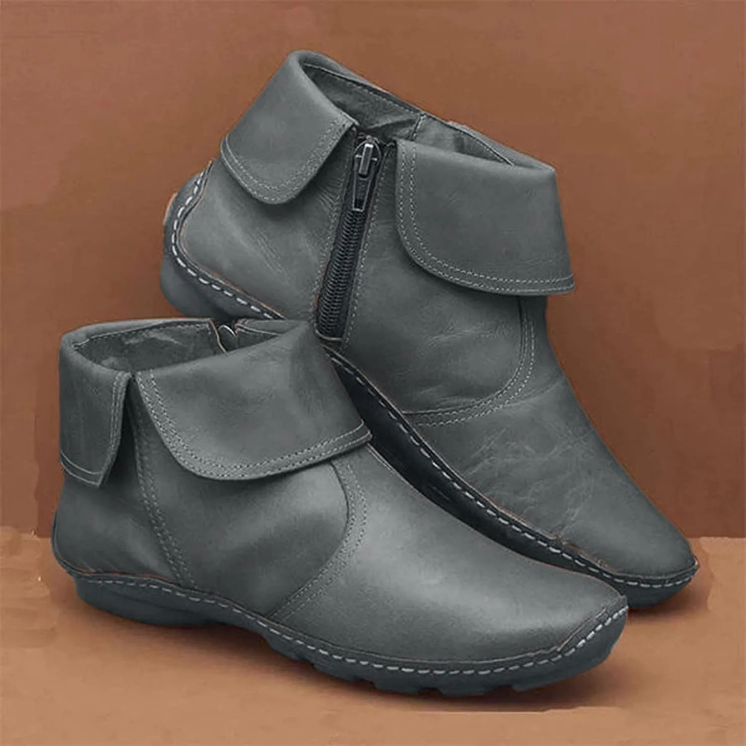 Booties for Women Ankle Booties Flat Comfort Classic Ankle Boots Western Casual Dressy Wide Width Boots