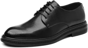 Classic Men's Dress Shoes Formal Casual Business Oxford Shoes Classic Lace Up Derby Shoes for Men