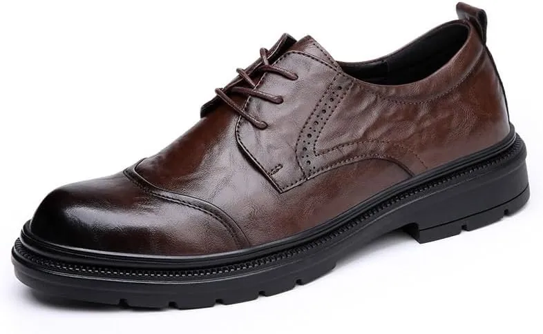 Classic Men's Dress Shoes Mens Lace-up Patent Leather Tuxedo Shoes Fashion Casual Sneakers for Men