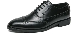 Comfortable Business Oxford Shoes for Men Soft Sole Leather Dress Shoes