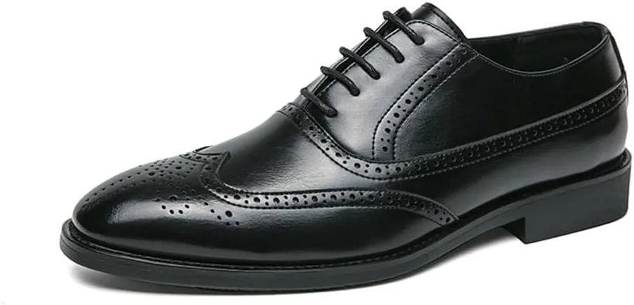 Comfortable Business Oxford Shoes for Men Soft Sole Leather Dress Shoes