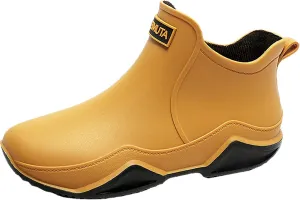 Couple Rain Shoes Outside Wear Versatile Water Shoes Thick Bottom Comfortable Non Slip Womens Original Short Rain Boot