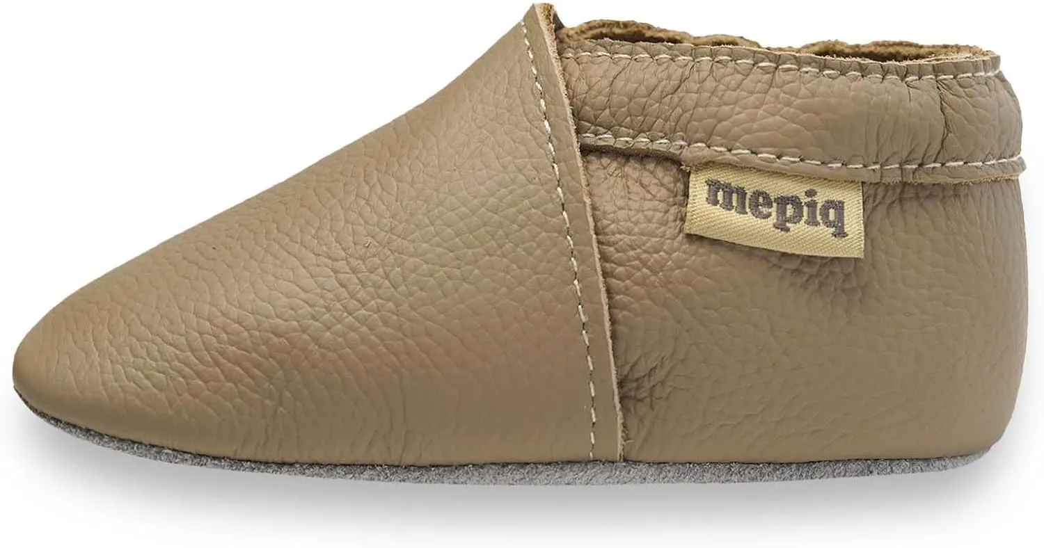 Crib shoes baby moccasins for boys girls toddler soft leather baby walking shoes slippers