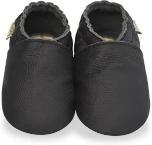 Crib shoes baby moccasins for boys girls toddler soft leather baby walking shoes slippers