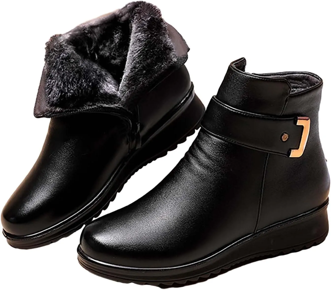 Furry Ankle Boots Comfy Ankle Boots for Women Wide Feet Heel Ankle Booties Ankle Boots Wide Calf Plus Size Ankle Boots Heels for Women 2024 Black Ankle Boots Women Open Toe