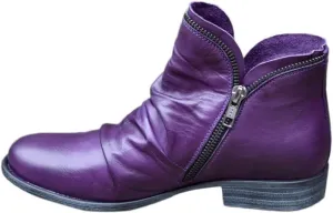 Gibobby Boots for Women Wide Calf Cowgirl Fashion Slip On Western Leather Boots Square Toe Knee High Shoes 52