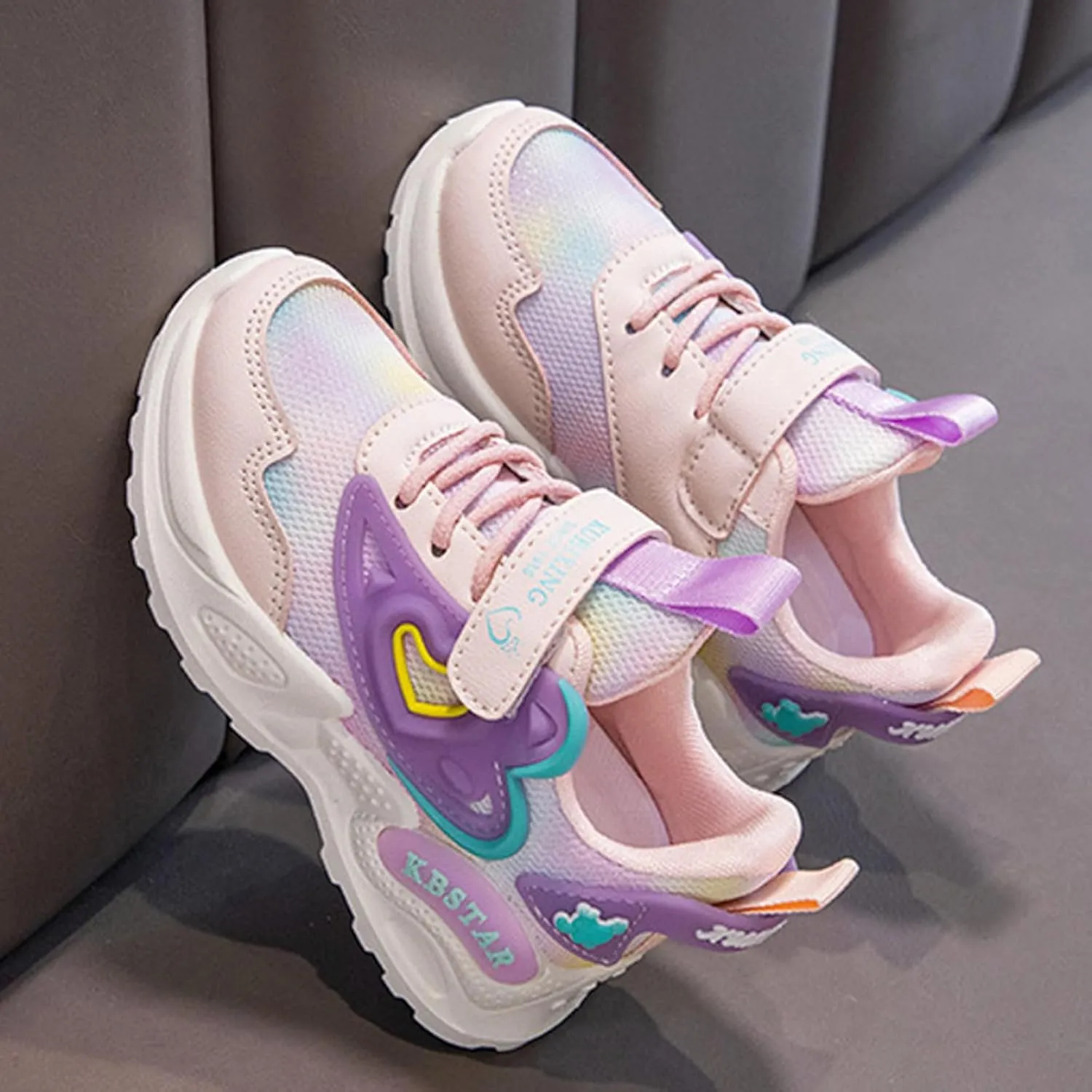 Girls Shoes Kids Girls Tennis Shoes for Running Athletic Walking Gym Sports Lightweight Breathable Fashion Sneakers