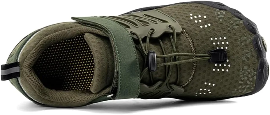 Hike Barefoot Shoes for Winter Autumn Footwear, Minimalist Barefoot Shoes for Men Women Wide Toe Zero Drop Athletic Hiking and Trail Running Shoe