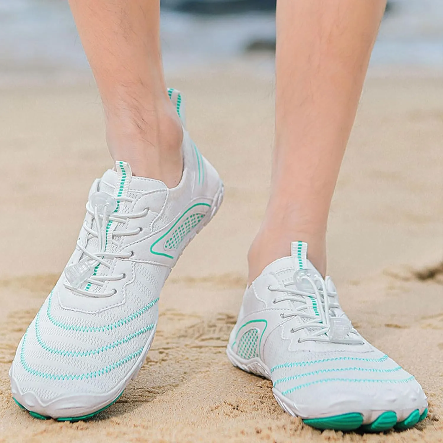 Hike Barefoot Shoes for Women Men Non-Slip&Zero Drop Water Shoes,Waterproof Trail Running Beach Barefoot,Outdoor Lightweight Breathable Wide Toe Box Hiking Footwear,Fashion Comfort Footwear Unisex