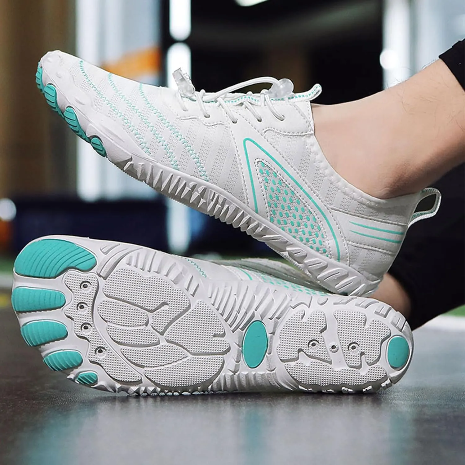 Hike Barefoot Shoes for Women Men Non-Slip&Zero Drop Water Shoes,Waterproof Trail Running Beach Barefoot,Outdoor Lightweight Breathable Wide Toe Box Hiking Footwear,Fashion Comfort Footwear Unisex