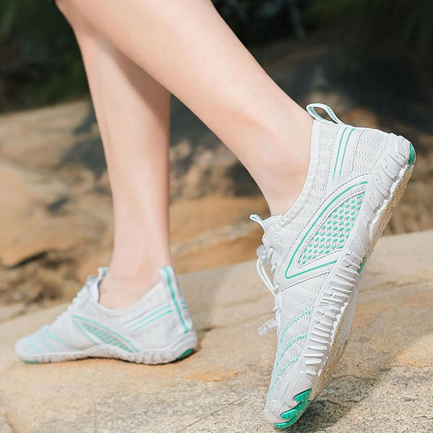 Hike Barefoot Shoes for Women Men Non-Slip&Zero Drop Water Shoes,Waterproof Trail Running Beach Barefoot,Outdoor Lightweight Breathable Wide Toe Box Hiking Footwear,Fashion Comfort Footwear Unisex