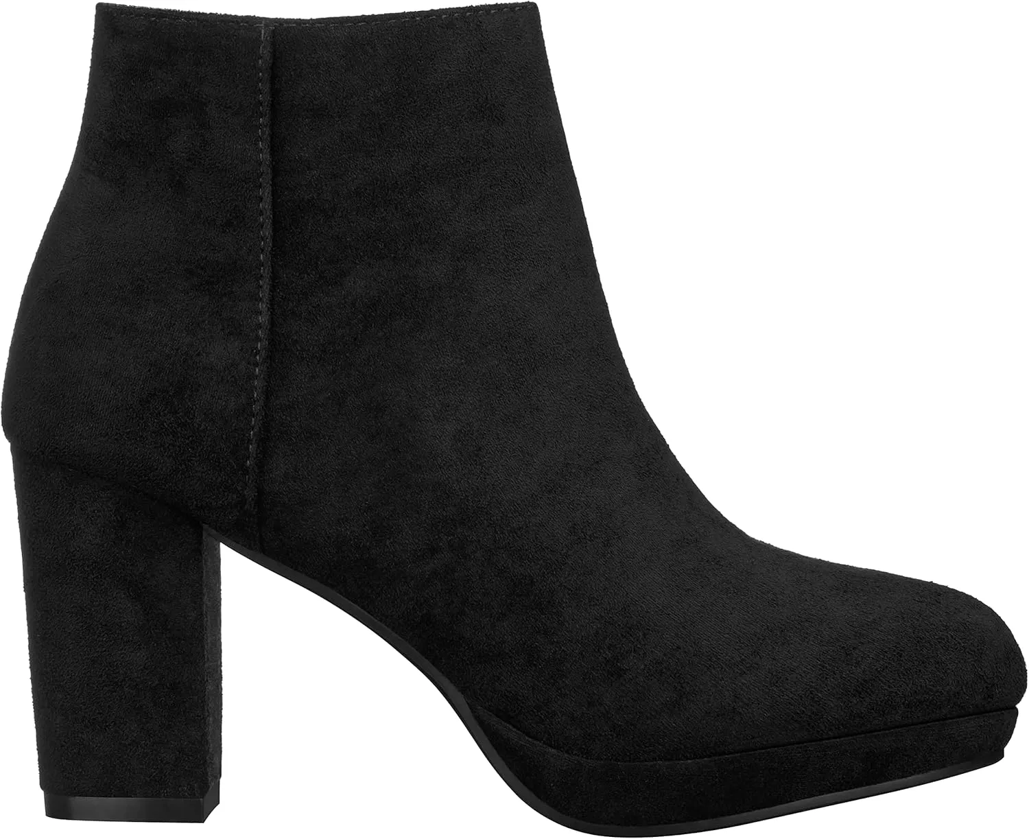 ILLUDE Womens Ankle Bootie Side Zip Comfortable Block Heel Chunky Platform Ankle Boots