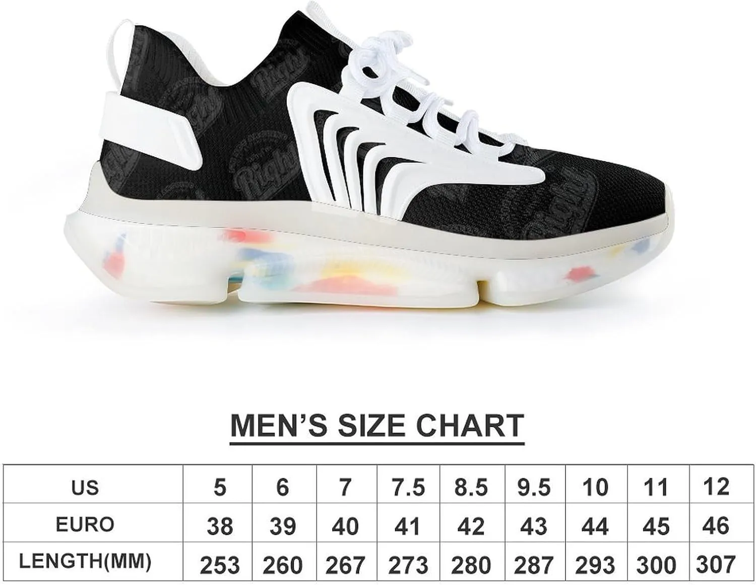 Just Explaining I'm Right Men's Running Shoes Lightweight Walking Shoe Breathable Sneaker