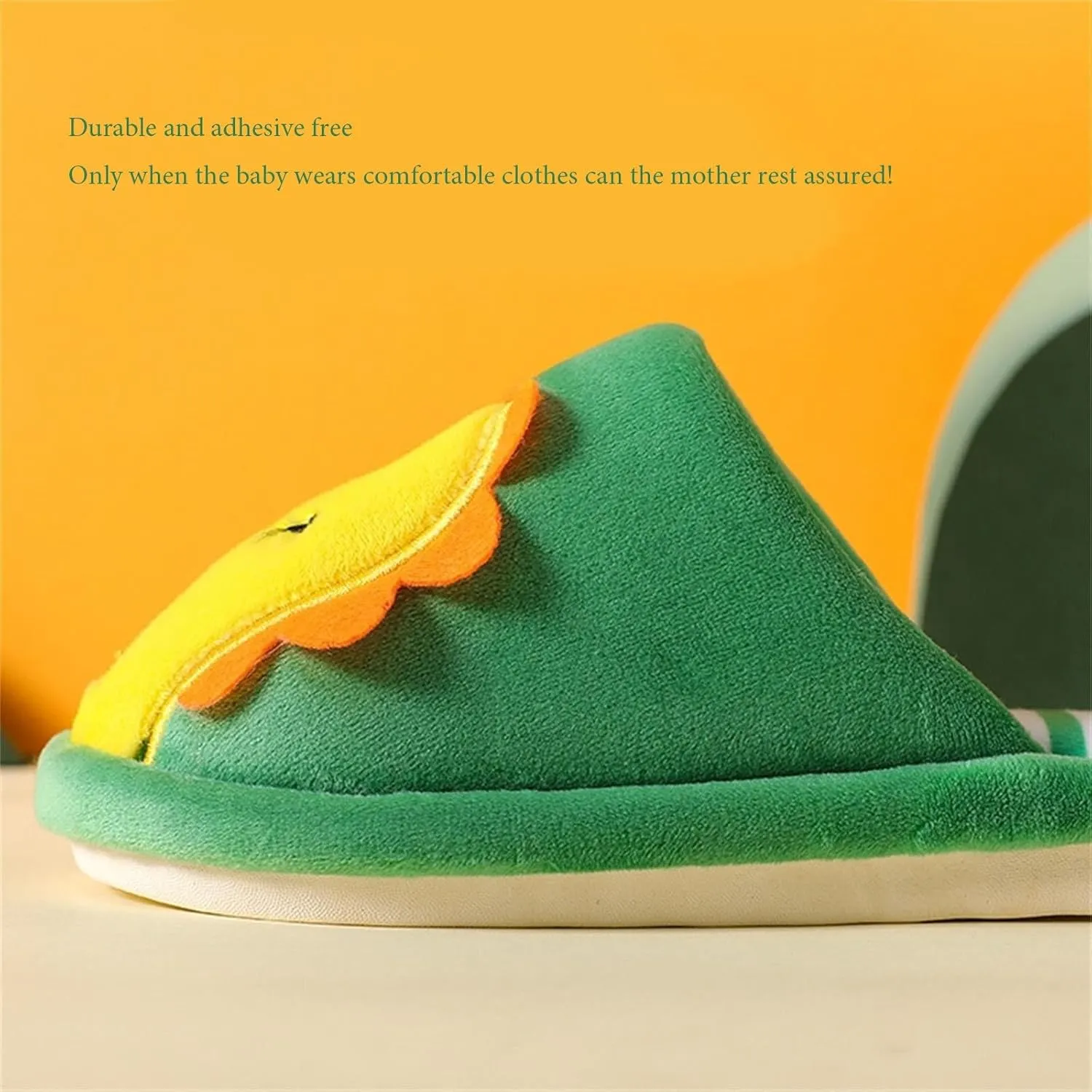 Kids Dinosaur Slippers Toddler Comfort House Slippers Cute Warm Plush Slip On Boys Girls Indoor Fuzzy Princess Slippers