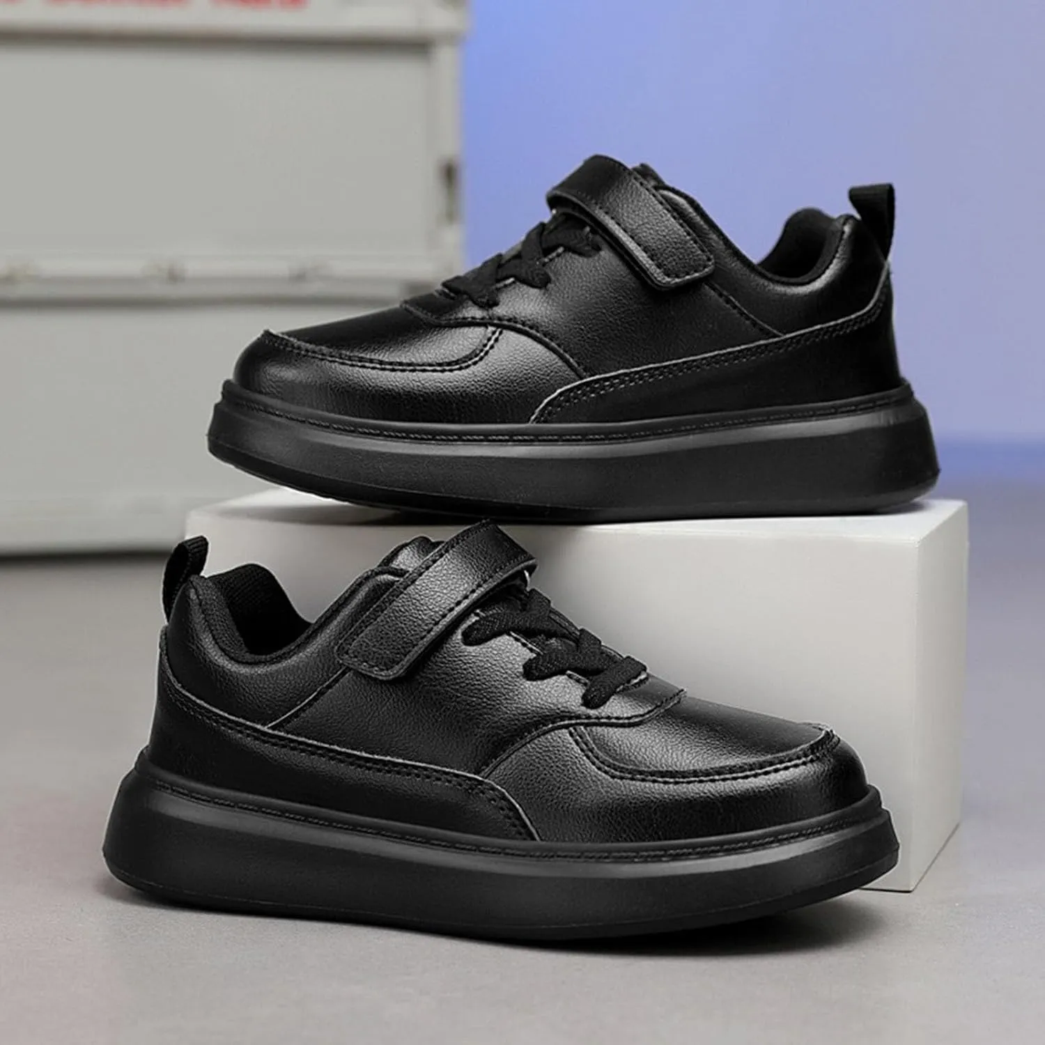Kids Sneakers Boys Athletic Running Shoes Girls Lightweight Athletic Walking Jogging Sport Shoes Lace Up Sneakers