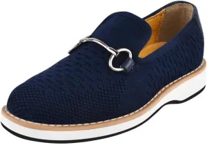 LIBERTYZENO Boys Lizard Print Textile & Leather Kids Slip on Dress Loafer Shoes for Easter Gift