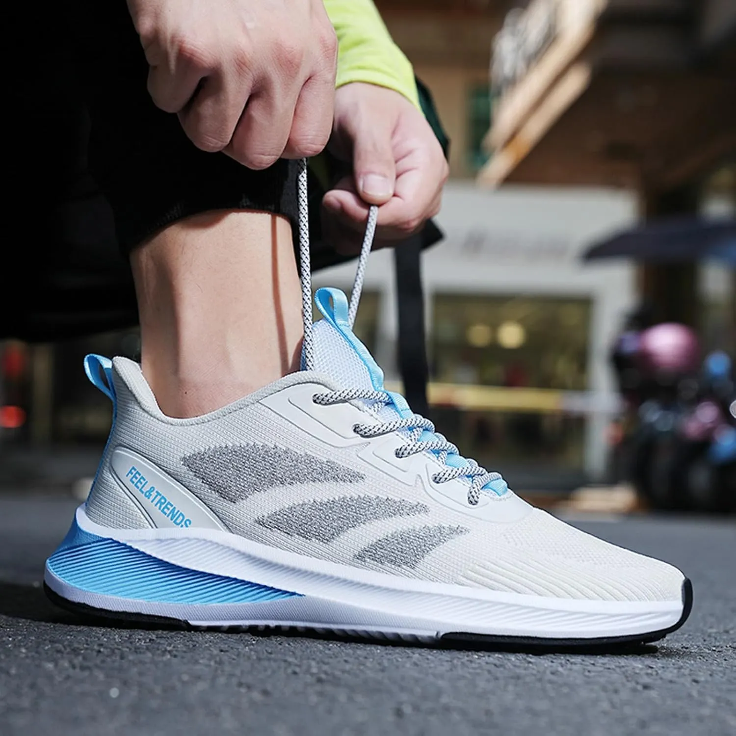 Lightweight Hiking Shoes for Men Lightweight Breathable Walking Shoe Gym Tennis Lightweight Work Shoes for Men