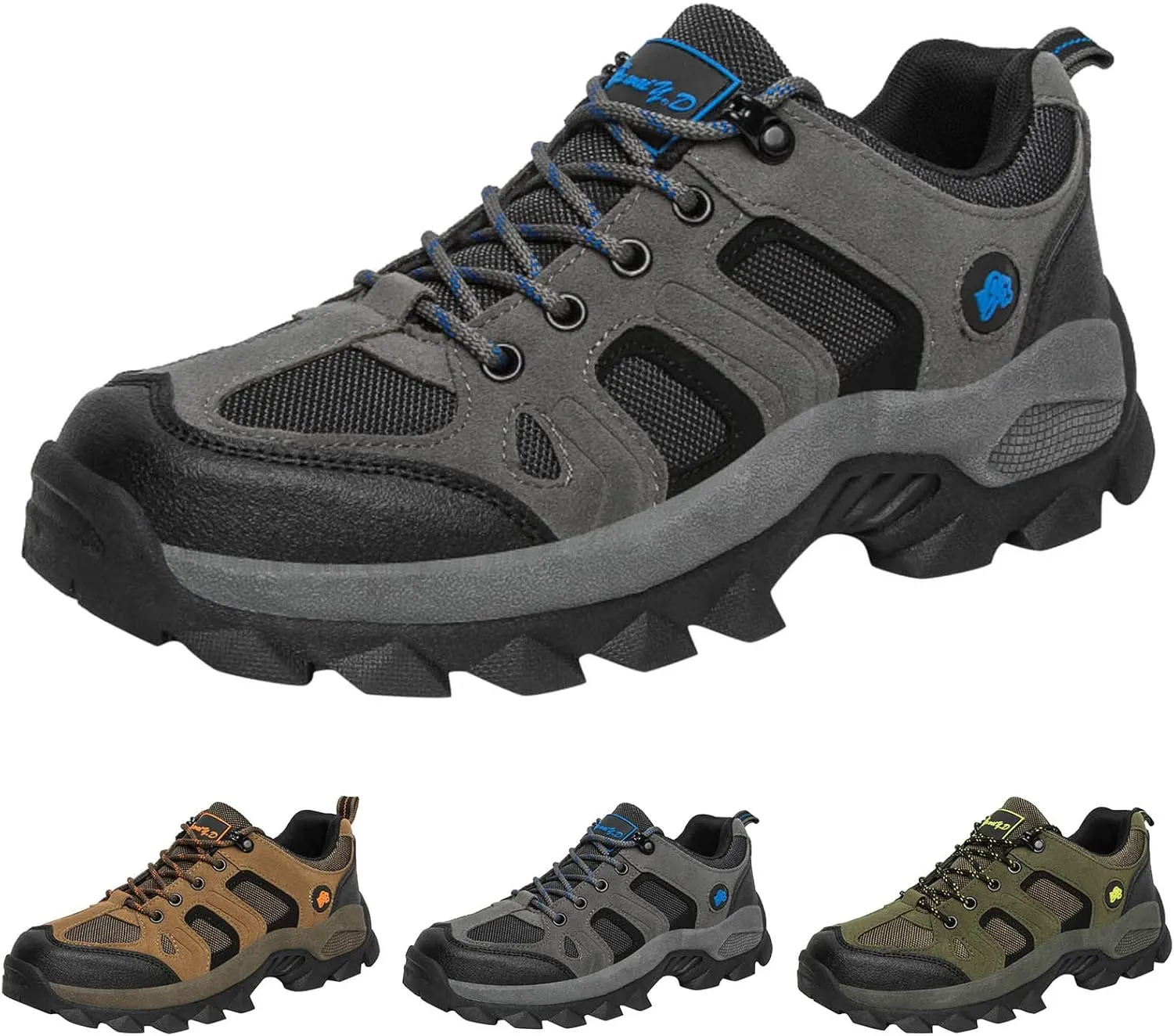 Lightweight Hiking Shoes for Men Lightweight Sport Gym Jogging Walking Sneaker Men's Arch Support Insole Shoes