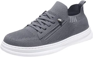 Lightweight Work Shoes for Men Slip On Lightweight Breathable Fashion Sneaker Hook and Loop Orthopedic Sneakers