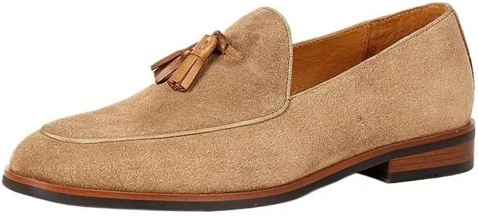 Men's Casual Loafers Slip On Suede Leather Shoes Lightweight Driving Shoes Moccasins Classic Loafer Flats Boat Shoes
