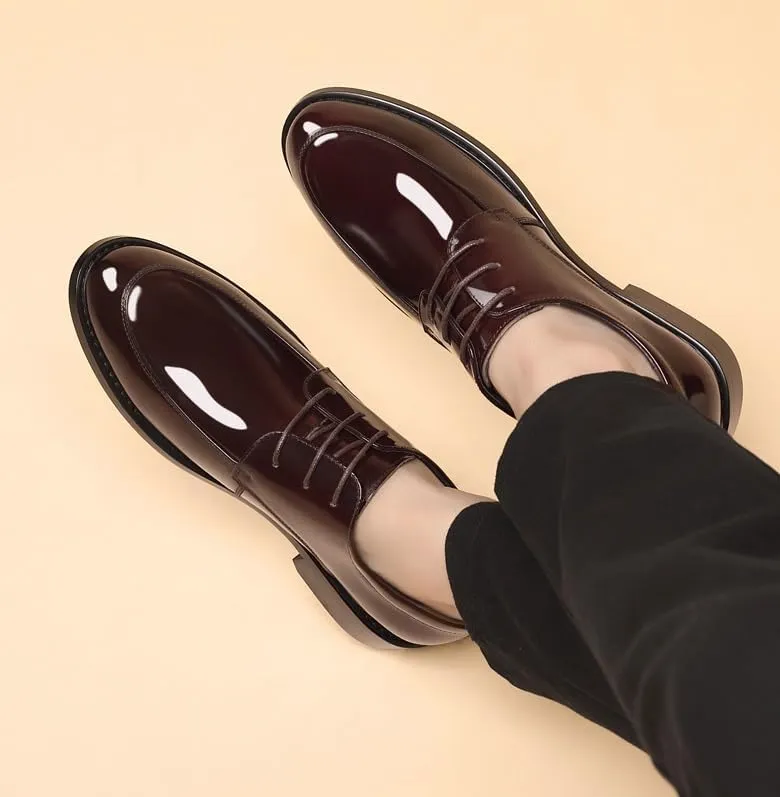 Men's Dress Shoes Classic Lace-up Business Formal Oxford Shoes for Men