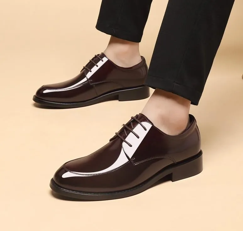 Men's Dress Shoes Classic Lace-up Business Formal Oxford Shoes for Men