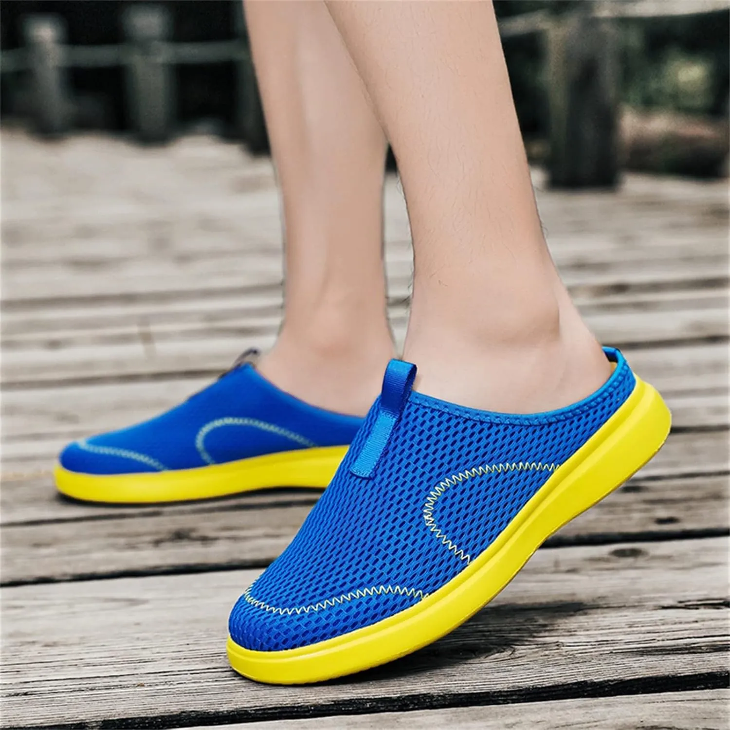 Men's Running Shoes Casual Slip on Walking Tennis Gym Sneakers Lightweight Breathable Mesh Workout Sports Sneakers