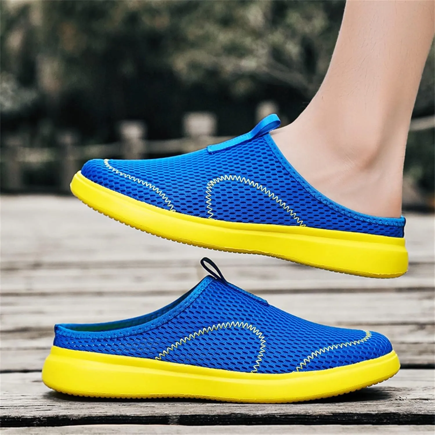 Men's Running Shoes Casual Slip on Walking Tennis Gym Sneakers Lightweight Breathable Mesh Workout Sports Sneakers