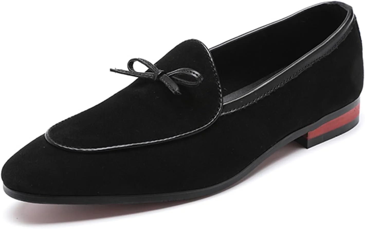 Men's Suede PU Leather Tassel Loafers Cowhide Slip-On Driving Casual Formal Dress Shoes
