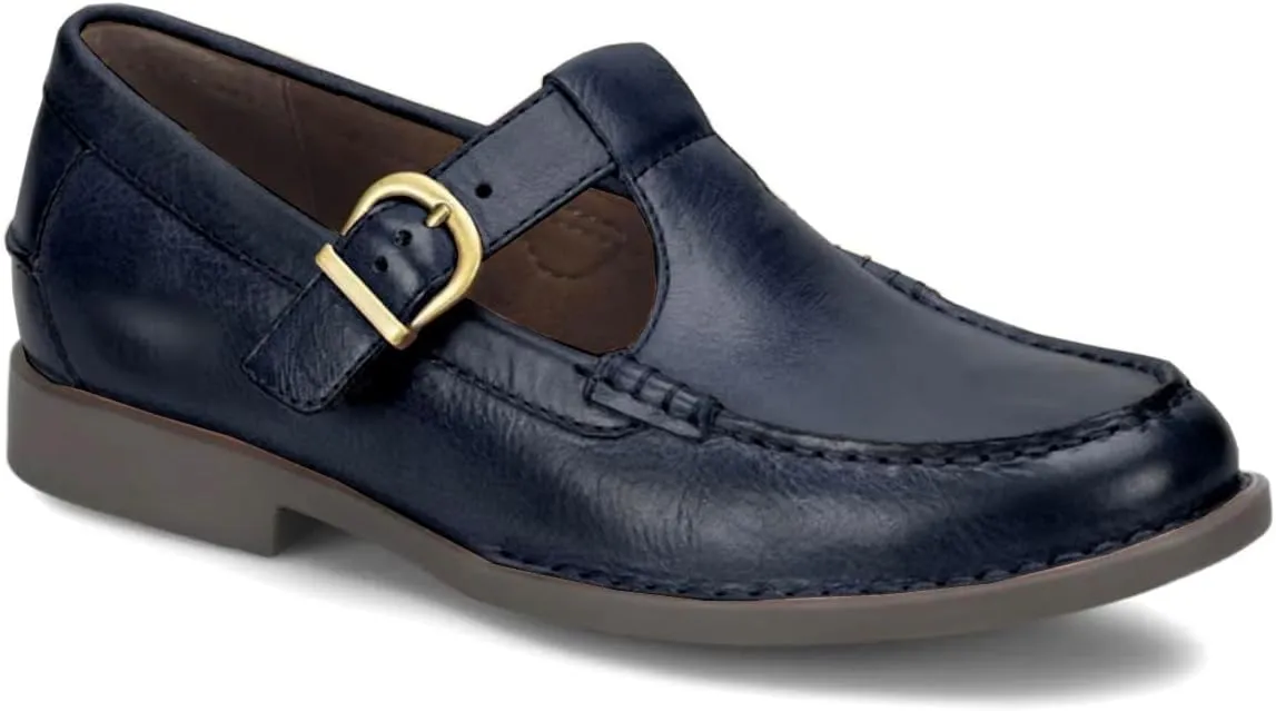 MOOMMO Women Vintage Flat Loafers Round Closed Toe Slip On Oxford Loafer Shoes Burnished Matte Flat Penny Loafers Buckle T-Strap Dressy Office Work Flats Comfy Daily Driver Loafer Flats Chic 4-11 M US