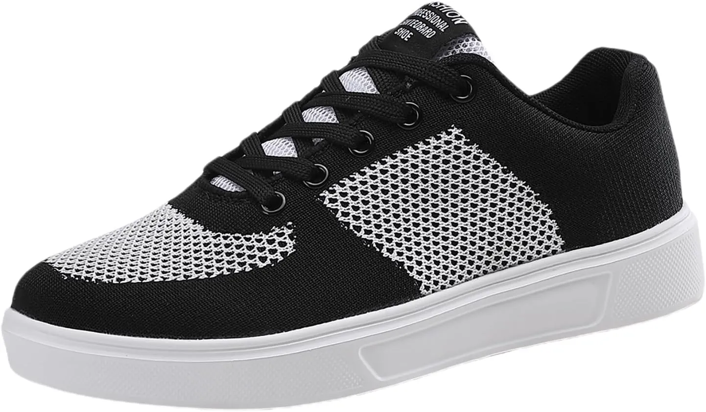 Outdoor Jogging Sneakers for Men Comfortable Breathable Lightweight Tennis Shoe Lightweight Work Shoes for Men