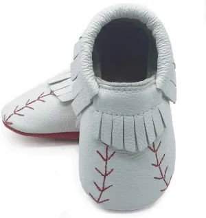 OWLOWLA Baby Moccasins Soft Sole Leather Baby Shoes Infant Toddler Pre-Walker Shoes Baby Boy Girl
