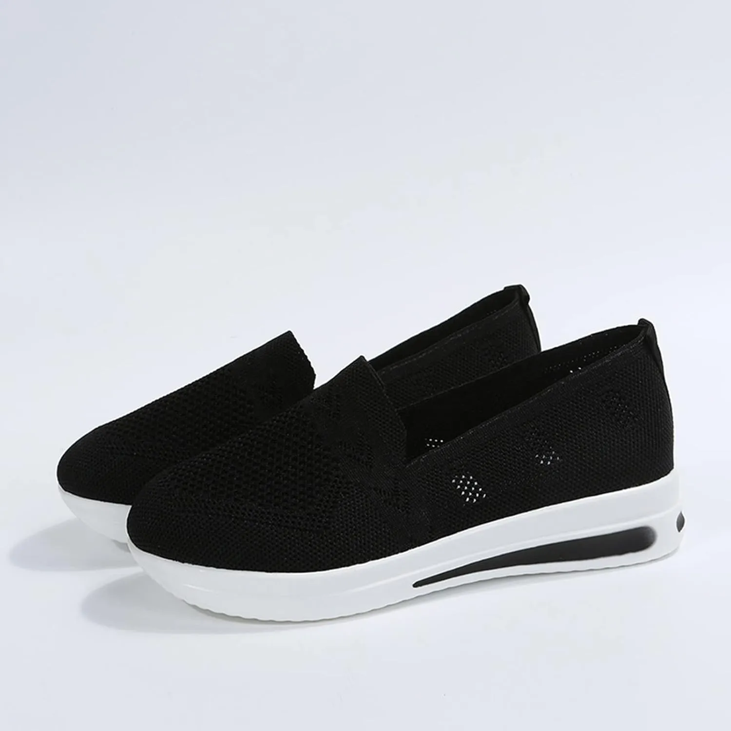 Quick Dry Casual Boat Shoes for Women Arch Support Air Cushioned Classic Comfort Flat Loafers Orthopedic Tennis Comfortable Lightweight Jogging Sneakers Padded Insole Slip on Tennis Footwears