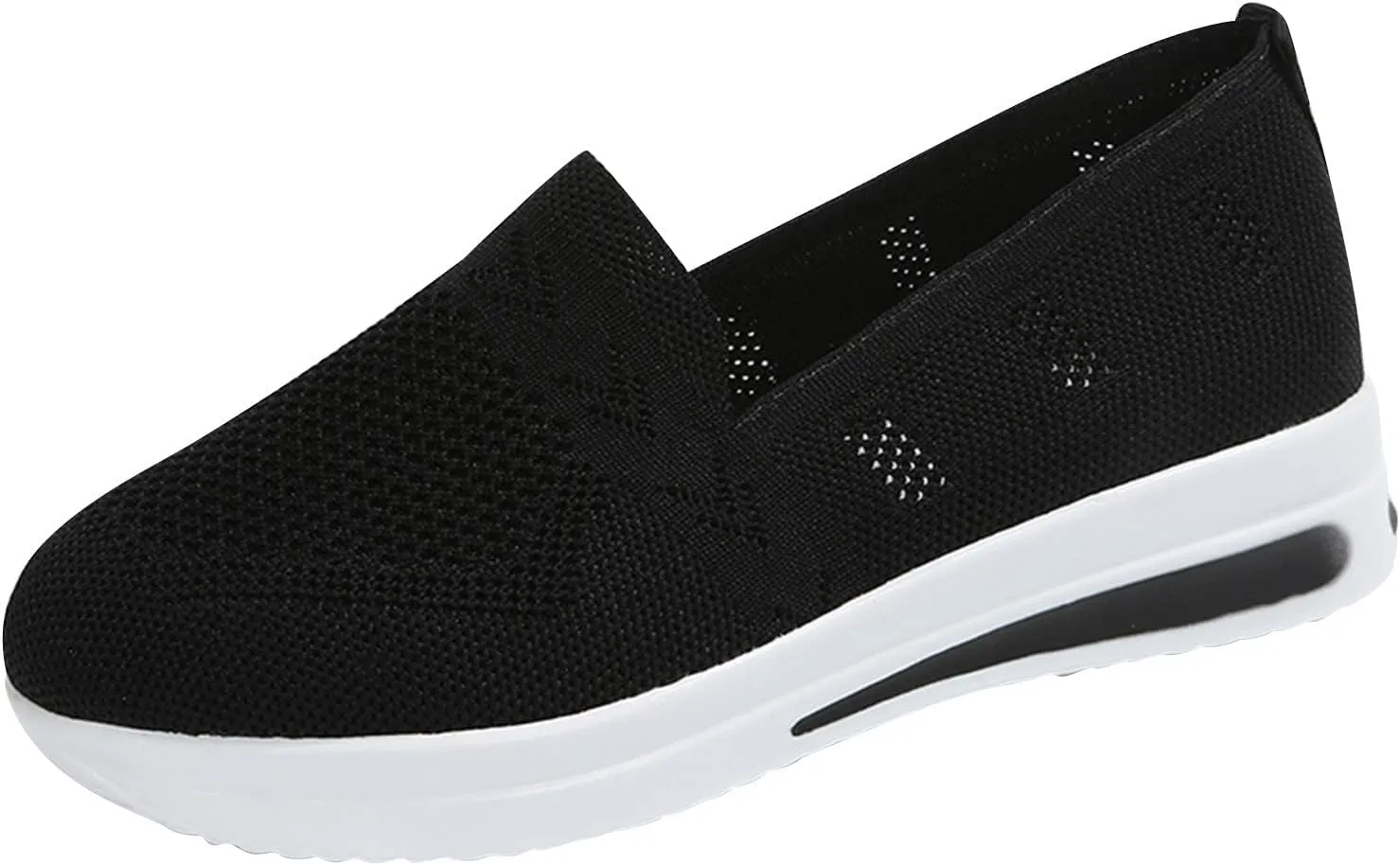 Quick Dry Casual Boat Shoes for Women Arch Support Air Cushioned Classic Comfort Flat Loafers Orthopedic Tennis Comfortable Lightweight Jogging Sneakers Padded Insole Slip on Tennis Footwears