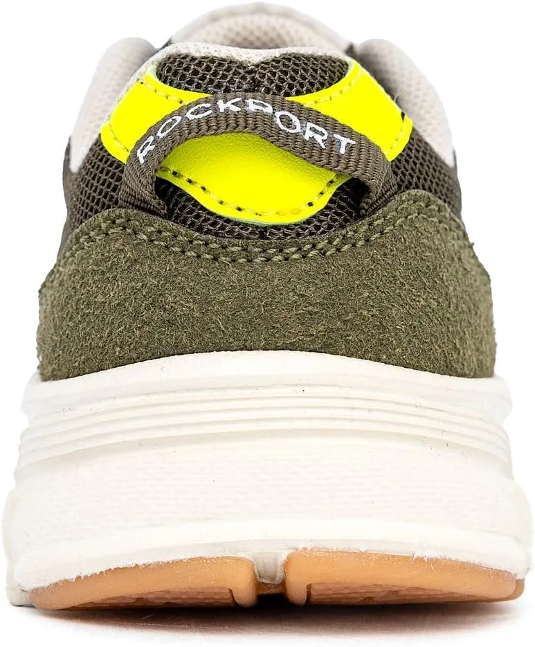 Rockport Kids Boys Bungee Sneakers  Slip-On Running Shoes with Cushioned Sole, Breathable Mesh & Durable Grip (Toddler/Little Kid Sizes)