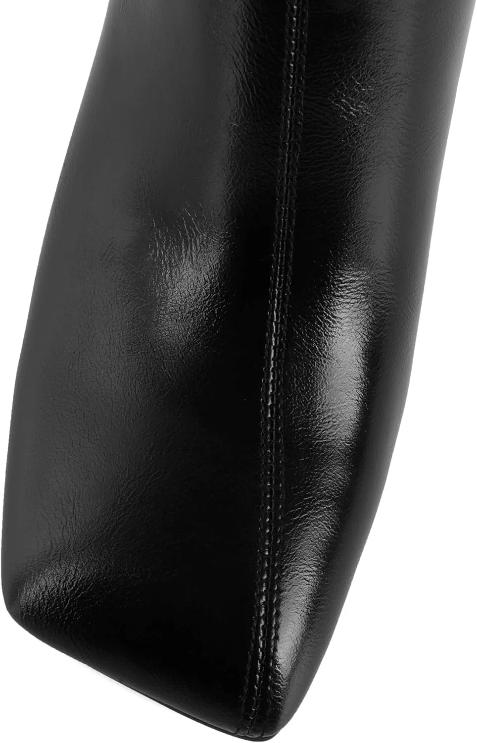 Soireelady Womens Ankle Boots Chunky Heel Boots Square Toe Short Booties High Heeled Gogo Boots Fashion Fall Bootie Shoes 3.5 Inch