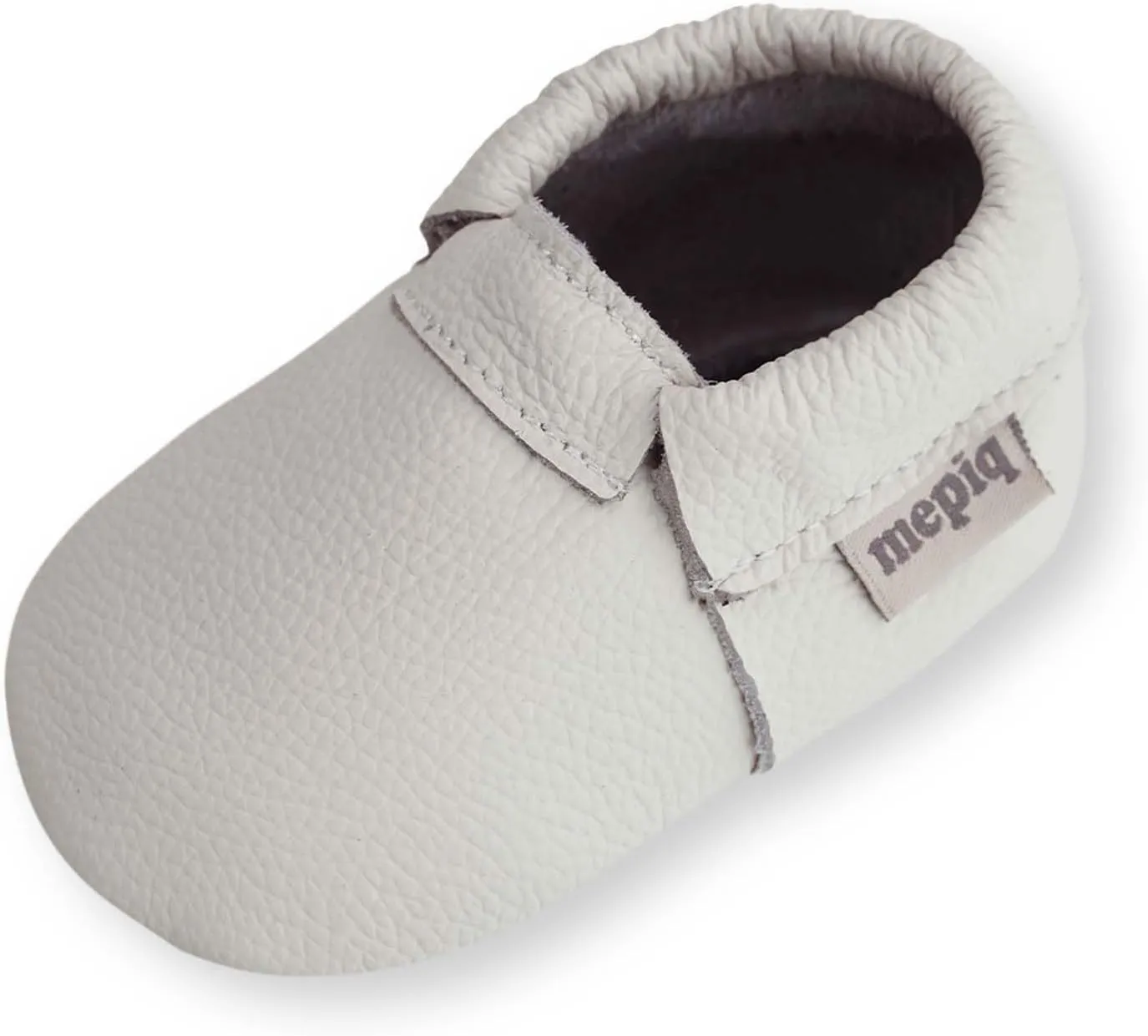 Toddler Moccasins Baby Shoes with Suede Sole, Soft Leather Anti Slip Crib Walking Baby Shoes Suitable for Indoor First Walking
