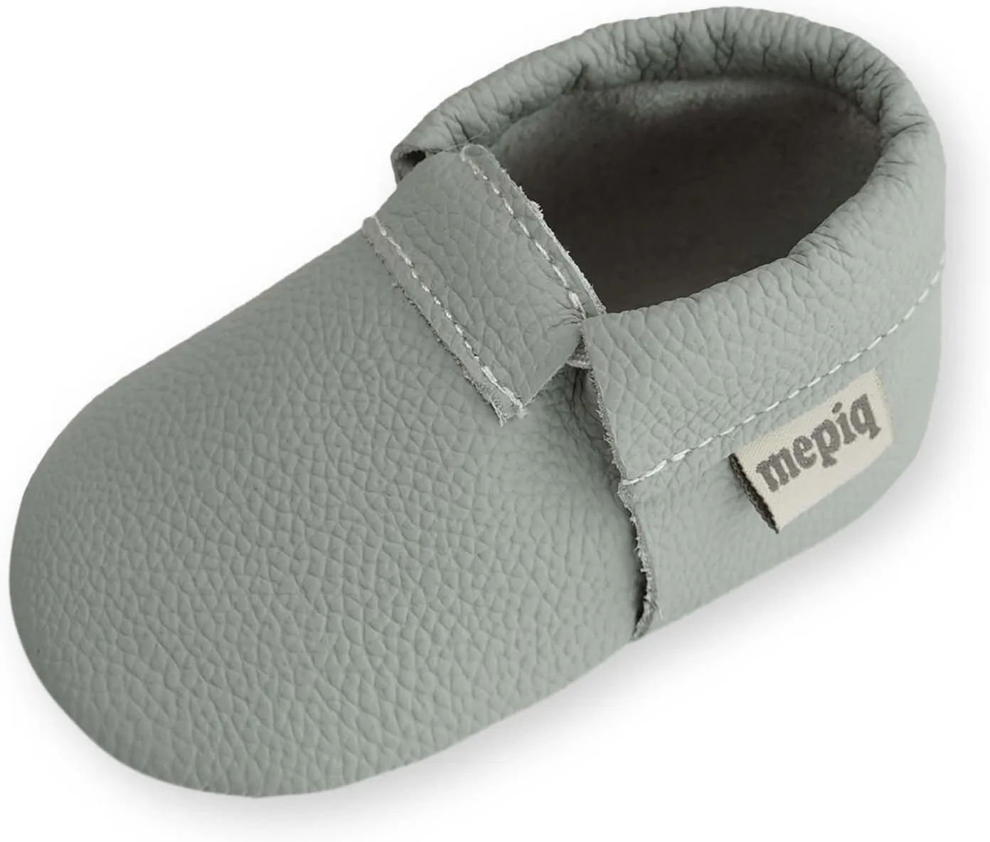 Toddler Moccasins Baby Shoes with Suede Sole, Soft Leather Anti Slip Crib Walking Baby Shoes Suitable for Indoor First Walking