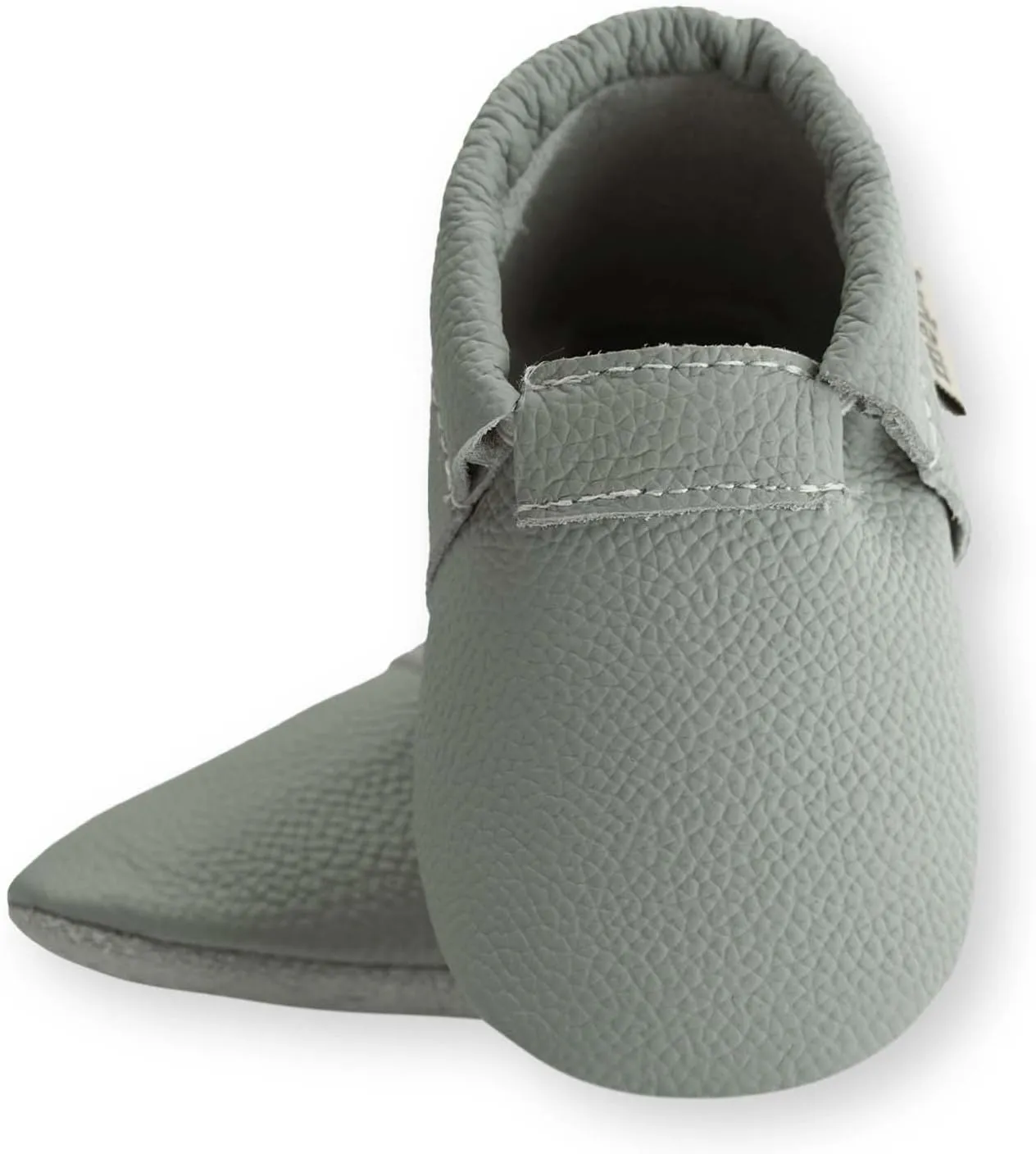 Toddler Moccasins Baby Shoes with Suede Sole, Soft Leather Anti Slip Crib Walking Baby Shoes Suitable for Indoor First Walking