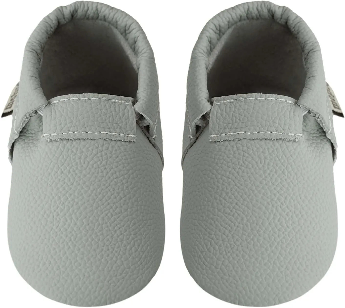 Toddler Moccasins Baby Shoes with Suede Sole, Soft Leather Anti Slip Crib Walking Baby Shoes Suitable for Indoor First Walking